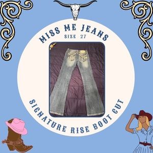 Miss Me Jeans signature bootcut Size 30